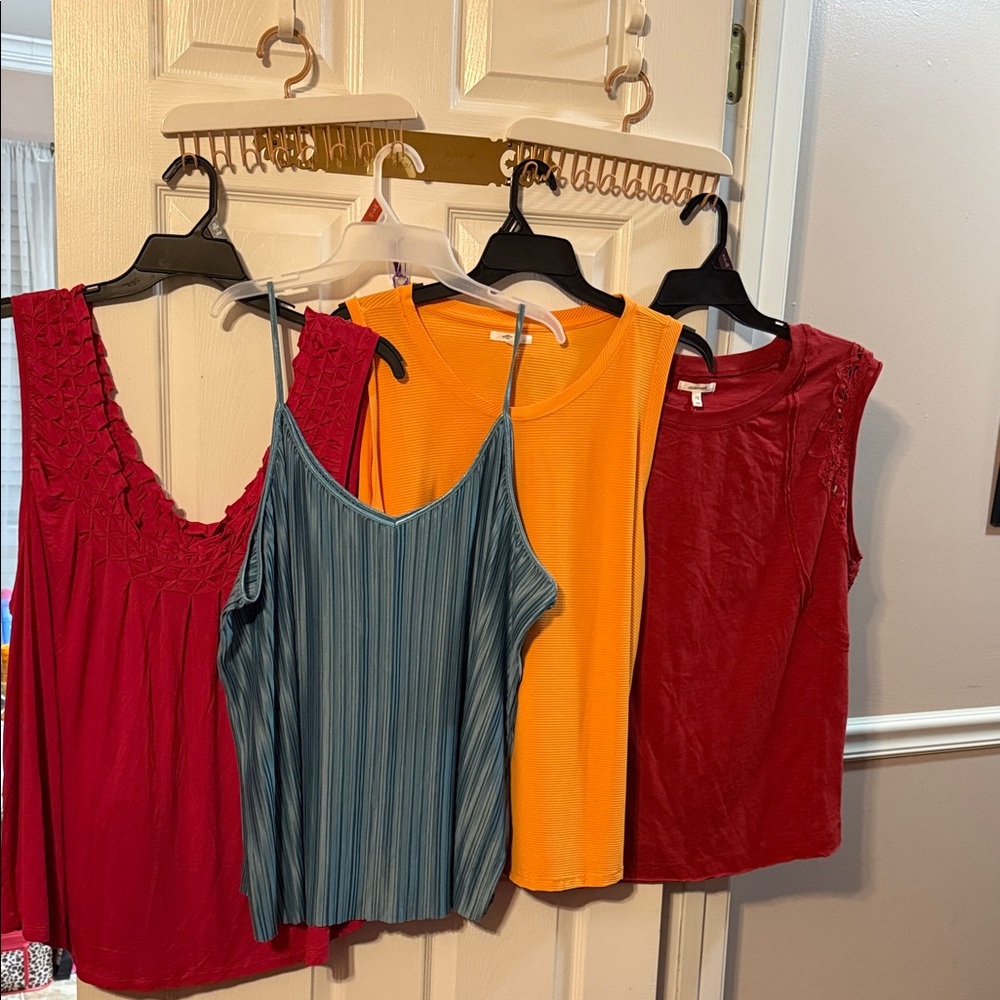Maurice’s plus size woman’s sleeveless tank tops; size: 3X. NWOT